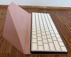 Apple Wireless Magic Keyboard A1644 Lightning  Bonus Pink Fintie Carry Case Ipad