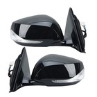 Side Mirror For Infiniti Q50 2014-2019 2020 2021 Left   Right Signal Gloss Black