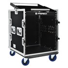Proreck 12u 20  Slant Mixer Rack Case Plywood Road Case With Casters Sale
