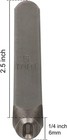 1 4  Metal Number Stamps Set  6mm Steel Number Punch Diy Tool For Leather  Br   