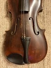 Antique German    hopf    4 4 Full Size Violin In Wood Coffin Case Needs Restrung 