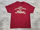 Hank Williams Jr  i Got Whiskey Bent With Hank  T-shirt Mens Sz Xl Maroon Rebel 