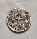 Roman Silver Coin Mark Antony  32-31bc Denarius Leg Xi