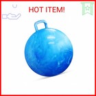 Bedwina Bouncing Ball For Kids     20 Inch Hopper Ball With Handle And Pump   Fun 