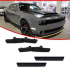 Smoked Front Rear Led Side Marker Lights For Dodge Challenger Srt Widebody 18-22