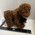 1994 New The Petting Zoo Dog 10  Plush Brown Curly Fur Stuffed Animal Toy
