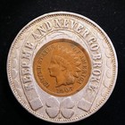 Encased 1907 Indian Head Cent - Crescent News Co   New Orleans  Louisiana