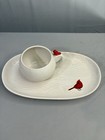 Temptations By Tara Winter Whimsy Soup Mug   Sandwich Platter Holiday