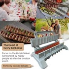 Row Kebab Bbq Meat Skewer Machine Kebab Press Maker