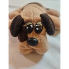 Vintage 1985 Tonka Pound Puppies Newborns Tan Brown Spotted Dog Plush Toy