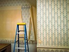 The Backrooms Authentic Borden s Chevron Wallpaper From Bader s Furniture