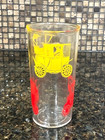 Vintage Antique Automobile Car Jelly Peanut Butter Glasses Set Of 4