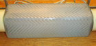 Vintage Art Deco Blue Glass Bullet   Torpedo Headboard Reading Lamp Light