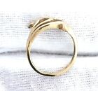 14kt Real Pure Yellow Gold Casted Solid Freeform Ladies Fashion Ring Size 5 75