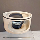 Lenox Temper-ware Staccato 2 Qt Open Fondue Pot   Base W  Burner No Rack