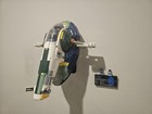 Brickedupdesigns Jango Fett s Firespray Class Starship Wall Mount  75409 