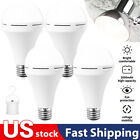 4pcs Led Rechargeable Emergency Light Bulb 12w Equivalent 1200mah Battery Backup