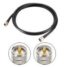 6ft Rg8u Coaxial Cable For Cb ham Radio W Pl-259 Male Connectors