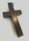 Ca  1895 Black Vulcanite Mourning Cross