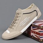 Men Canvas Shoes Casual Sneaker Fashion Flat Vulcanized Walking Driving Footwear