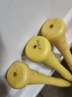 Lot Of 3 Vintage Official Wiffle Bat 90 s -made In Usa  Hard Plastic  31  Yellow