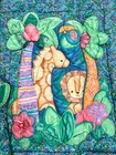 Lambs And Ivy Safari Lion Giraffe Crib Quilt  Dust Ruffle And Diaper Stacker