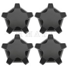 4x Matte Flash 5 Lug Rim Caps For Polaris Rzr Turbo R 4 2022-2024  1523842-744