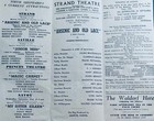 Original 1940   s Arsenic And Old Lace Theatre  Programme  Strand Theatre