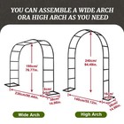 Wedding Arch Metal Garden Arch Garden Arbor Trellis For Climbing Plants Us