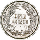 1892-p Barber Dime
