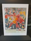 Kobe Bryant michael Jordon Signed Limited Edition Lithograph - John Yin  100