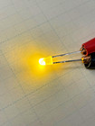 Slow 0 5 Hz Blink Flash Diffused  Warm White 3mm Led Blinking Flashing Qty 50
