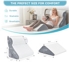 4pcs Orthopedic Bed Wedge Pillow Set For Post Surgery  Memory Foam For Sleeping 