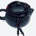 Buddhist Buddha Meditation Wood Prayer Beads Mala Bracelet Black  6mm  108 Beads