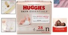28 Count Newborn Diapers - Hypoallergenic  Leakproof  Safe For Sensitive Skin