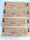 Lot X8 Monticello Coca Cola Bottling Co Cancelled Check 1940 Farmers Bank   3 