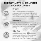 Disposable Massage Bed Cover - 60 Sheets Per Roll  Non-woven Disposable Material