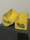 Vintage Yellow Tin Lunchbox American Thermos Bottle Company       