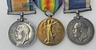 British Naval Long Service Medal 1914-1918 Campaign    Ww I Victory Medals Named