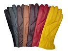 Women s Sheepskin Leather Full Lined Rabbit Fur Gloves