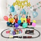 Train Set With Remote Control electric Train Track Around Christmas Tree W cargo
