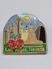 Las Vegas Nevada Travel Souvenir Lapel Pin Movable Dice On A Slider