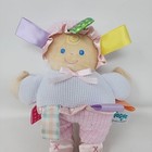 Taggies Mary Meyer Signature Baby Doll Pink Waffle Plush Soft Toy Stuffed