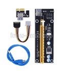 Usb 3 0 Pci-e Express 1x To 16x Extender Riser Card Adapter Power Cable 50cm New