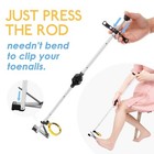 32 foldable Long Handle Toenail Clippers W magnifier  Hardly Bending Over