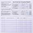 24 Pcs Check Registers For Personal Checkbook  Easy To Read Checkbook Register