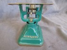 Vintage Fairbanks Cast Iron   Brass 9 Oz Package Scale - Restored Repainted 