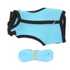Breathable Mesh Pet Harness And Leash Set For Guinea Pig Fer