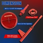 Transmission Fill Tool Aluminum Compatible With Mercedes Benz 725 0 9g-tronic   