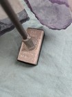 Rare 1950 s  Fix A Post Magnetic Funeral Flag Marked Hopkins Mfg Patent Pend  1